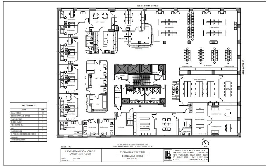 4 Columbus Cir, New York, NY à louer Plan d’étage– Image 1 sur 4