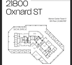 21600 Oxnard St, Woodland Hills, CA à louer Plan d’étage– Image 1 sur 1