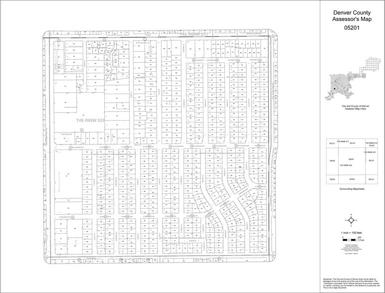 1190 S Federal Blvd, Denver, CO à vendre - Plan cadastral – Image 3 sur 3