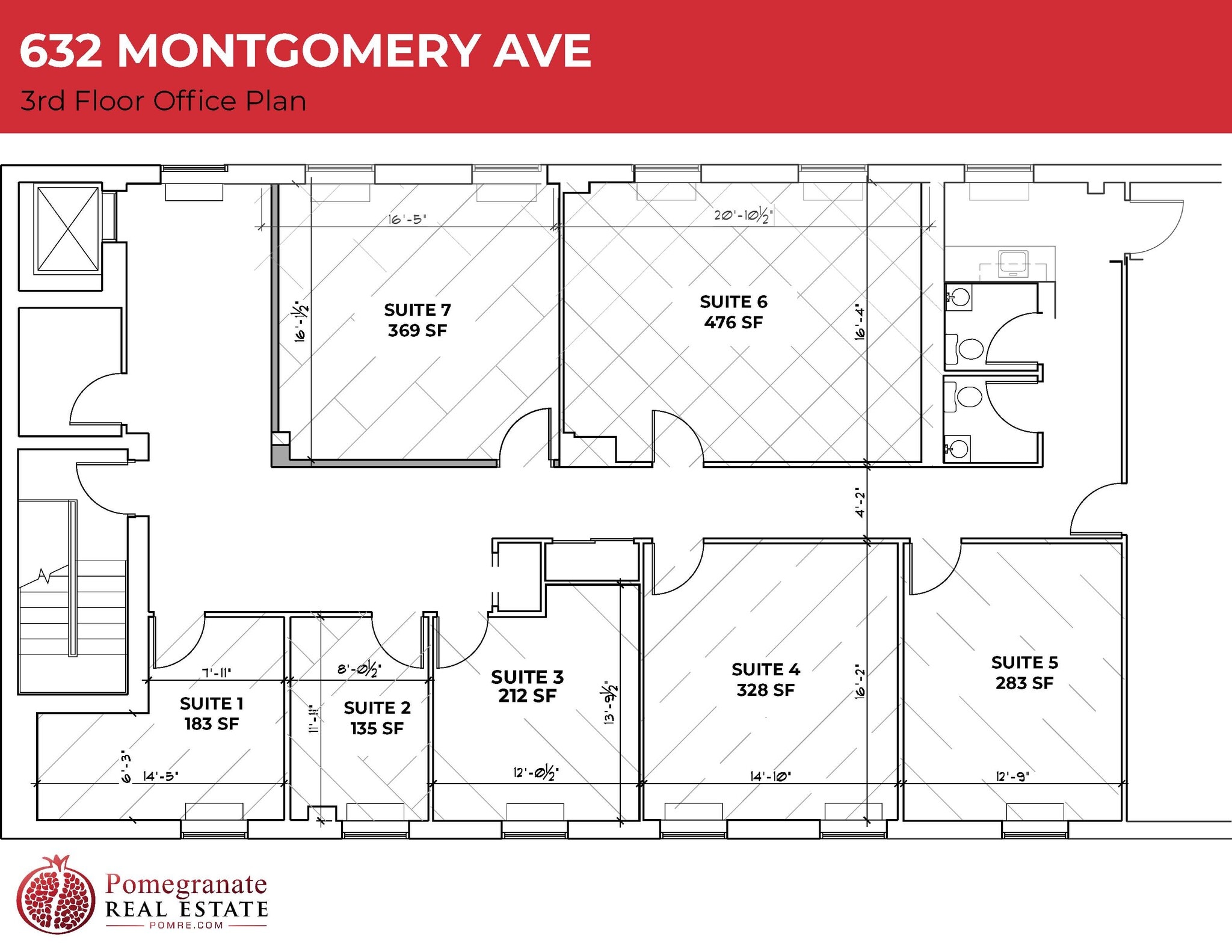632 Montgomery Ave, Narberth, PA à louer Plan d’étage– Image 1 sur 1