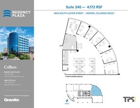 4643 S Ulster St, Denver, CO à louer Plan d’étage– Image 1 sur 2