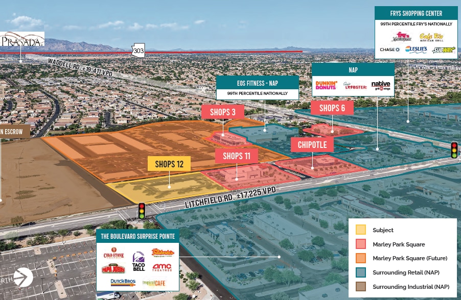 13450 N Litchfield Rd, Surprise, AZ à vendre - Aérien – Image 2 sur 2