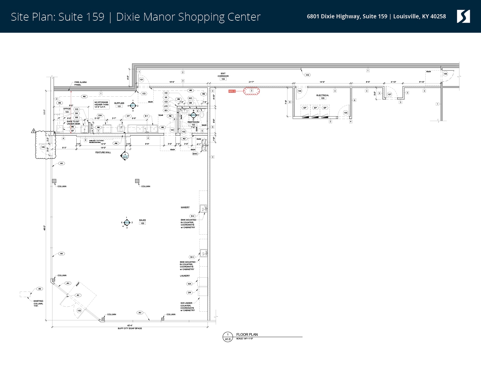 6801 Dixie Hwy, Louisville, KY à louer Plan d’étage– Image 1 sur 1