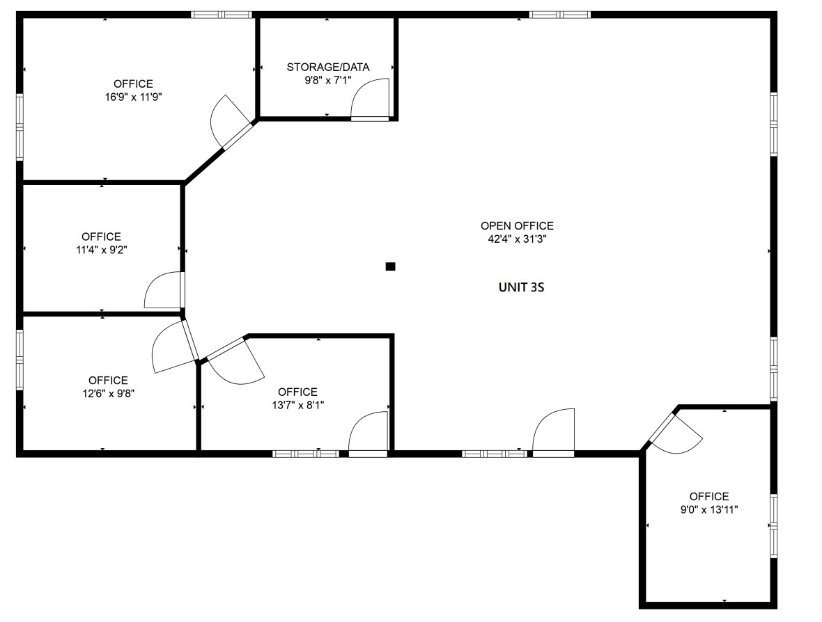 9401 S Pulaski Rd, Evergreen Park, IL 60805 - Lot 3S -  - Plan d’étage - Image 1 of 5