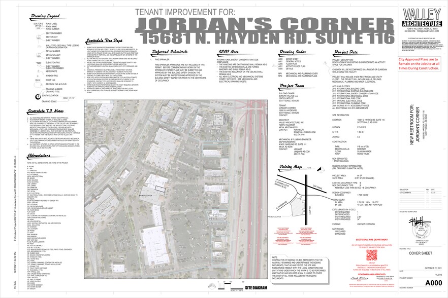 15448-15704 N Pima Rd, Scottsdale, AZ à louer - Plan de site – Image 1 sur 24