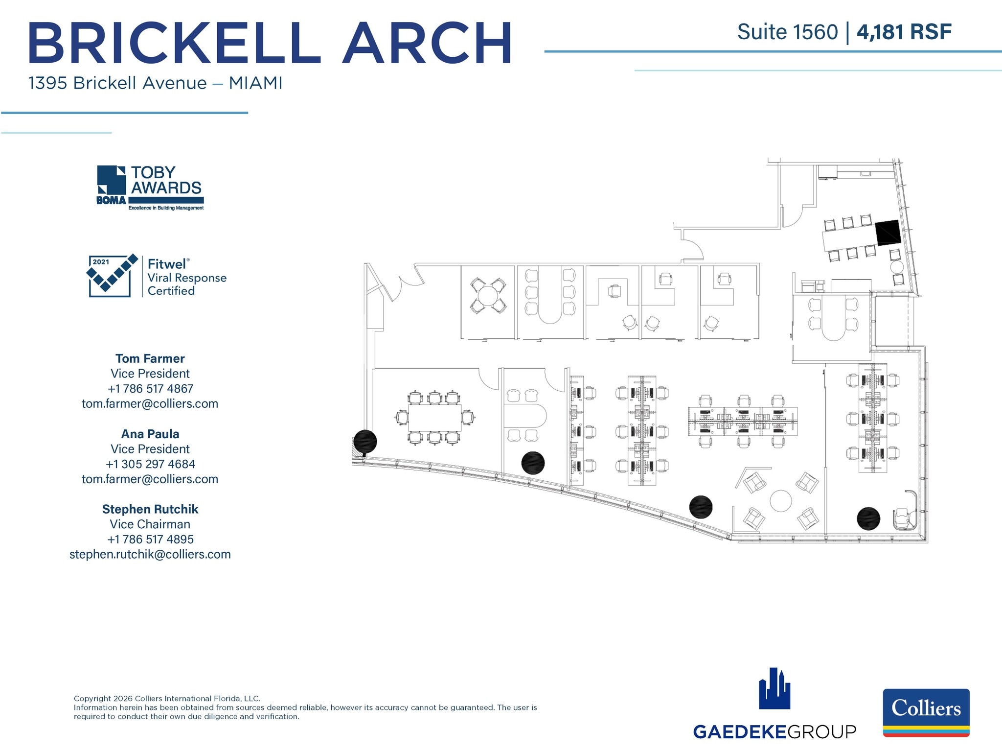 1395 Brickell Ave, Miami, FL à louer Photo intérieure– Image 1 sur 1