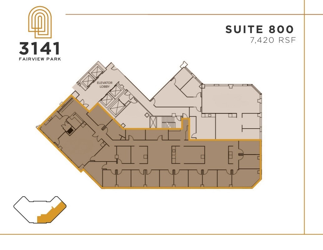3141 Fairview Park Dr, Falls Church, VA à louer Plan d’étage– Image 1 sur 1