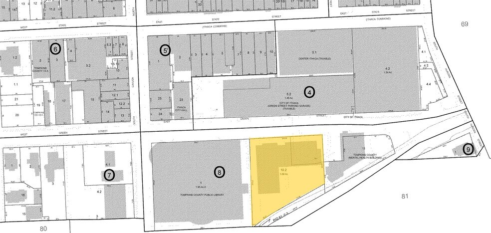 131 E Green St, Ithaca, NY à louer - Plan cadastral – Image 2 sur 25