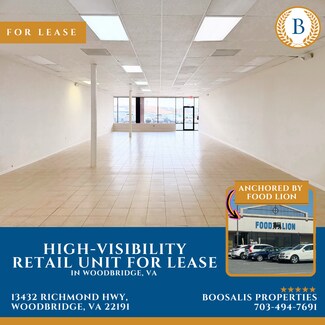 Plus de détails pour 13408-13450 Jefferson Davis Hwy, Woodbridge, VA - Local commercial à louer