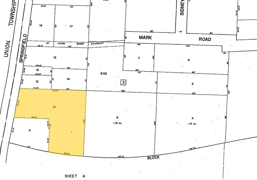 527 Springfield Rd, Kenilworth, NJ à louer - Plan cadastral – Image 3 sur 3