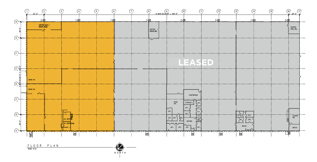 200-250 Sheldon Rd, Berea, OH à louer Plan d’étage– Image 1 sur 1