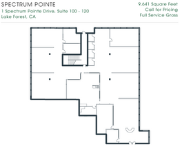 1 Spectrum Pointe Dr, Lake Forest, CA à louer Plan d’étage– Image 1 sur 1