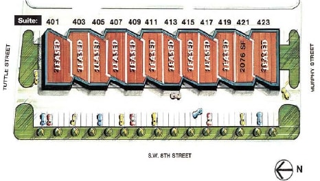 411 SW 8th St, Des Moines, IA à louer - Plan de site – Image 3 sur 3