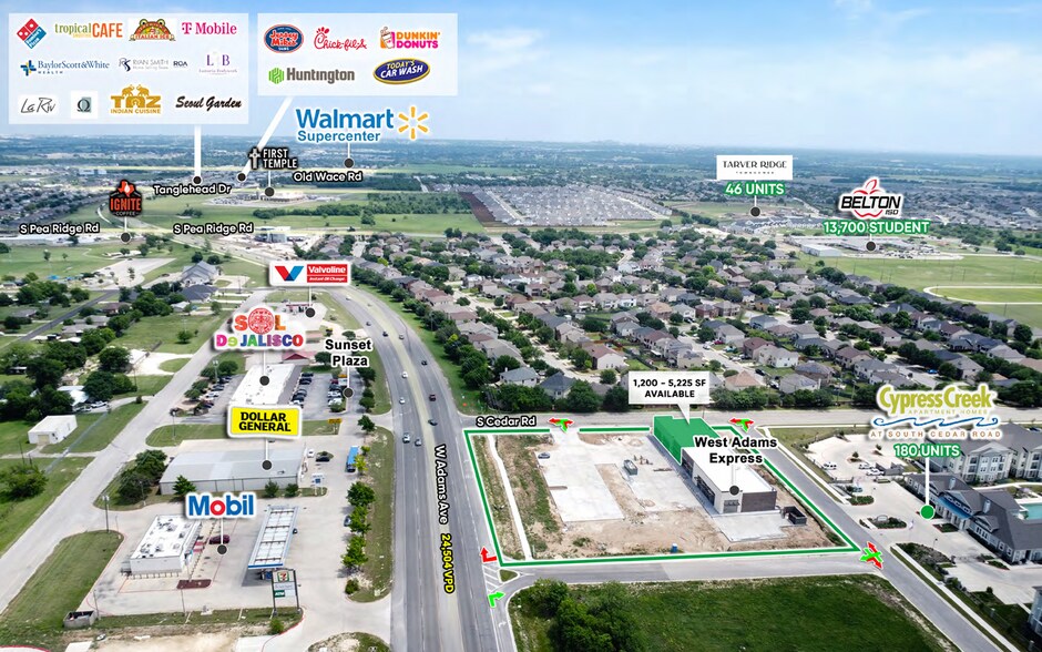8845 W Adams Ave, Temple, TX à louer - Photo de l’immeuble – Image 2 sur 6