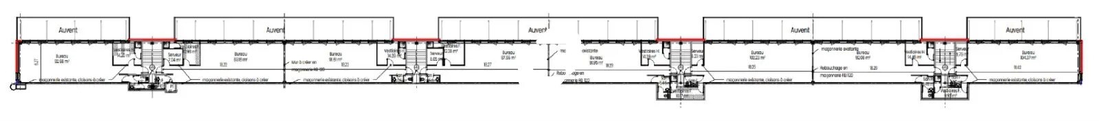 Local d’activités dans Aulnay-sous-Bois à louer Plan d’étage– Image 1 sur 2