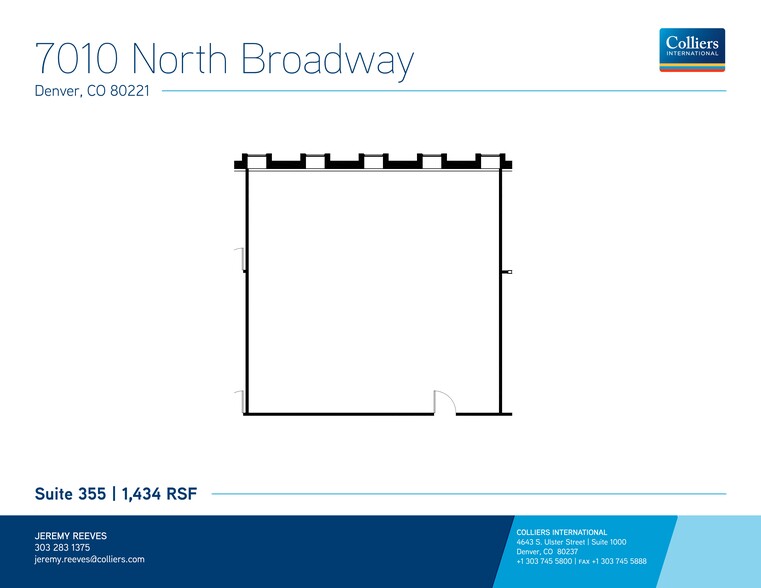 7010 Broadway, Denver, CO à louer - Plan de site – Image 1 sur 6