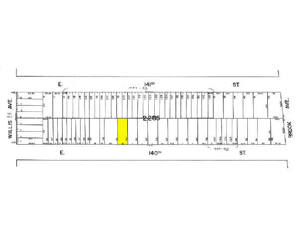 441 E 140th St, Bronx, NY à vendre - Plan cadastral – Image 2 sur 21