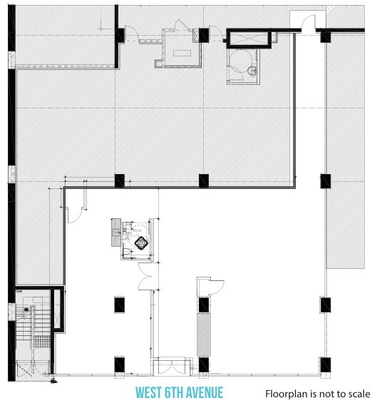 425 W 6th Ave, Vancouver, BC à louer Plan d’étage– Image 1 sur 2