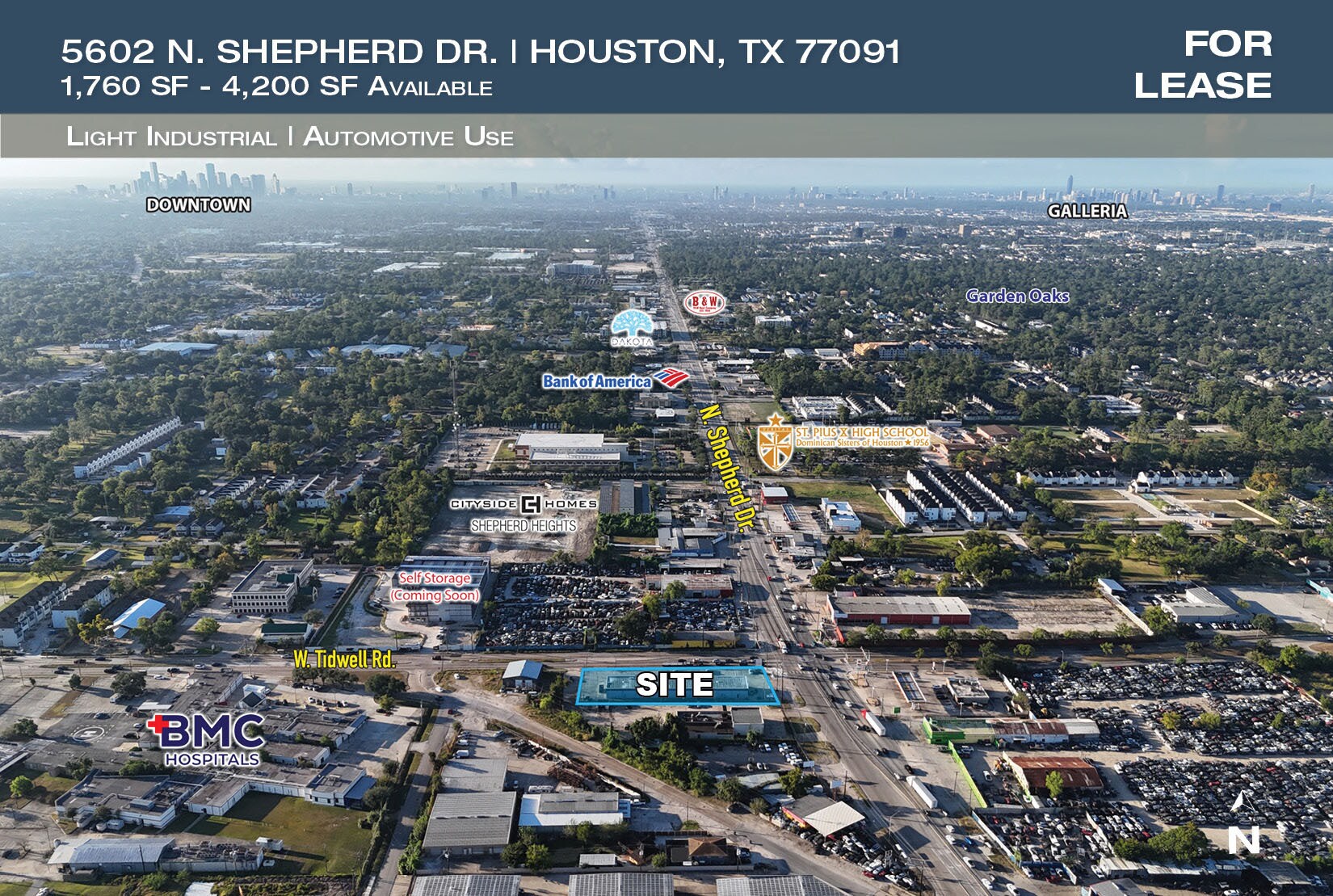 5602 N Shepherd Dr, Houston, TX à louer Photo de l’immeuble– Image 1 sur 5