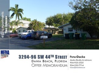 Plus de détails pour 3294-3296 SW 44th St, Fort Lauderdale, FL - Logement à vendre