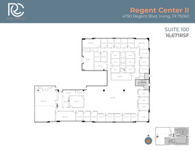 4800 Regent Blvd, Irving, TX à louer Plan d’étage– Image 1 sur 17