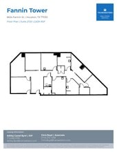 6624 Fannin St, Houston, TX à louer Plan d’étage– Image 1 sur 1