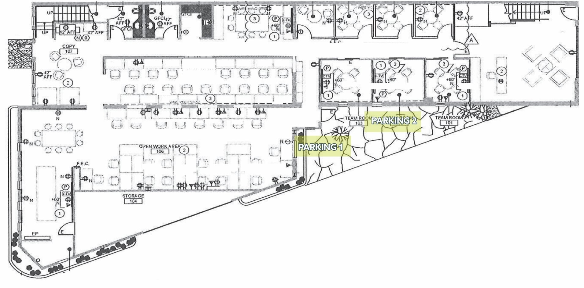 3859 Cardiff Ave, Culver City, CA à louer Plan d’étage– Image 1 sur 6