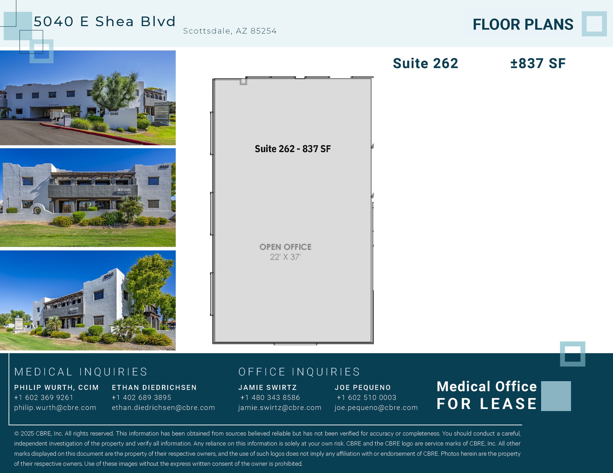 5010 E Shea Blvd, Scottsdale, AZ à louer Plan d’étage– Image 1 sur 2
