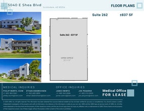 5010 E Shea Blvd, Scottsdale, AZ à louer Plan d’étage– Image 1 sur 2