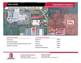 Plus de détails pour Greenbrier Rd, Madison, AL - Local d'activités à louer