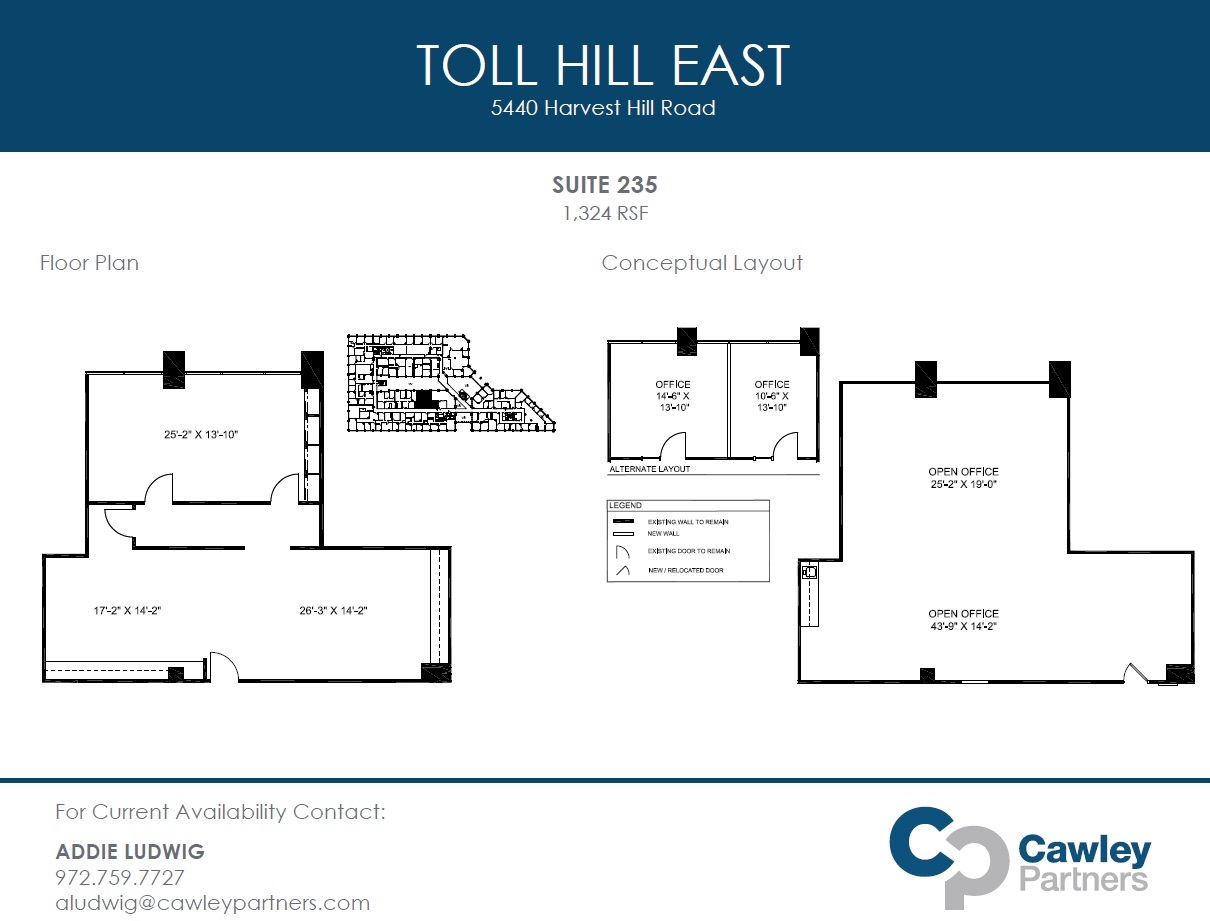 5440 Harvest Hill Rd, Dallas, TX à louer Plan d’étage– Image 1 sur 1