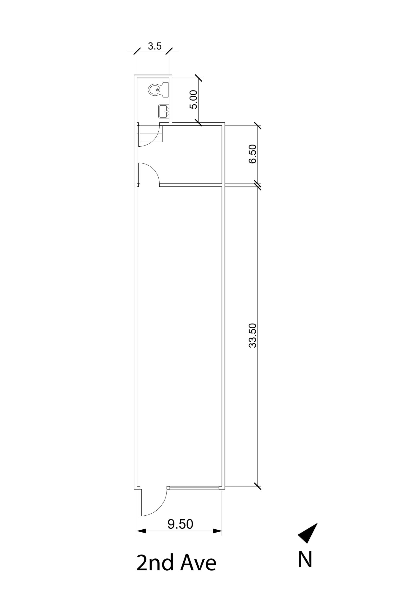 1727 Second Ave, New York, NY à louer Plan d’étage– Image 1 sur 1