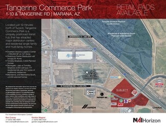 Plus de détails pour Tangerine & I-10, Marana, AZ - Terrain à vendre
