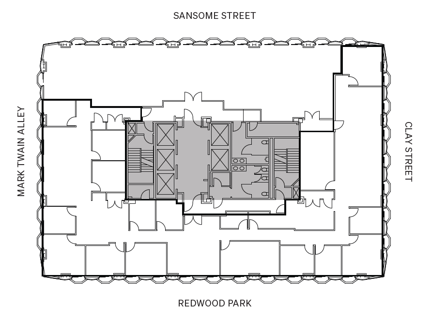 505 Sansome St, San Francisco, CA à louer Plan d’étage– Image 1 sur 1