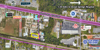 Plus de détails pour 998 N Halstead Rd, Ocean Springs, MS - Bureau à vendre
