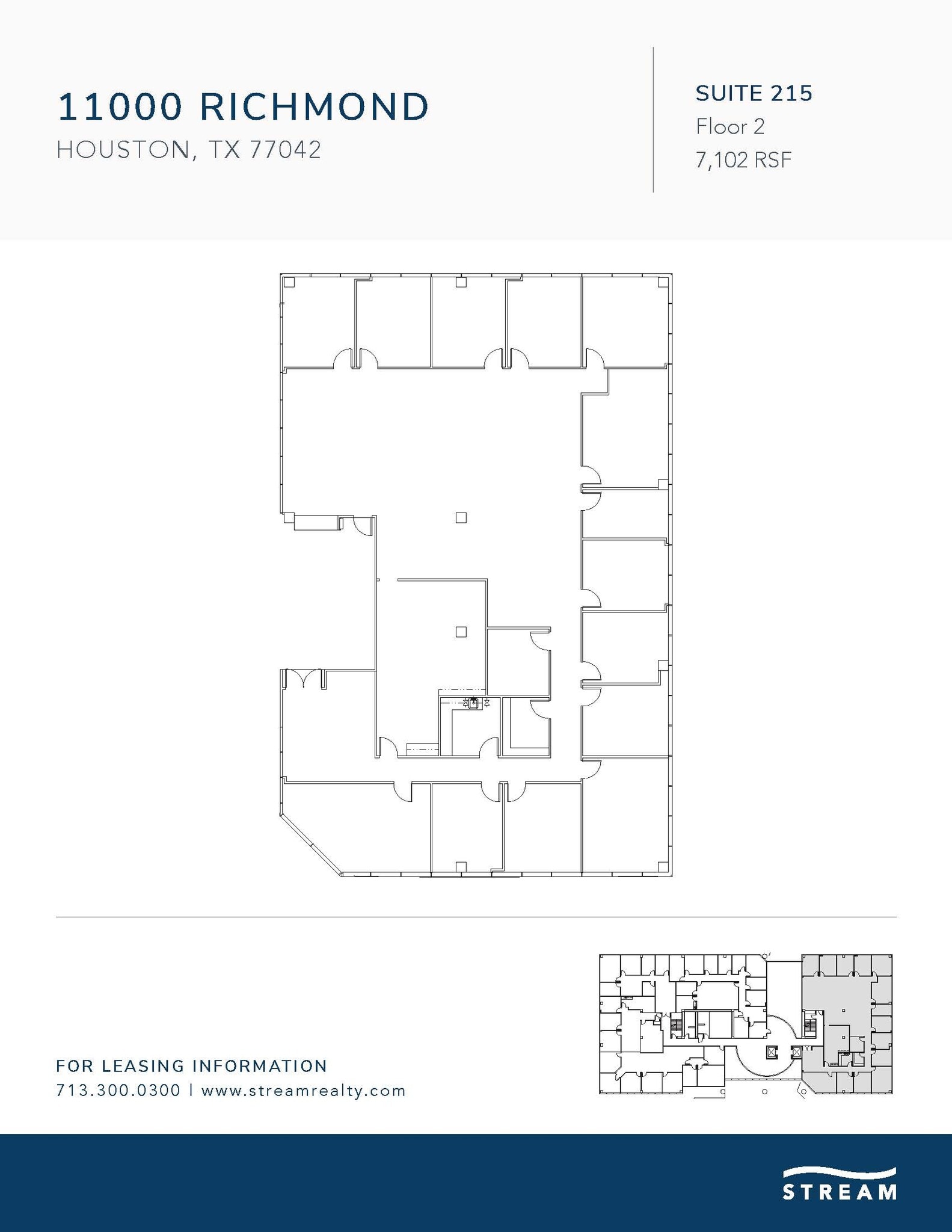 11000 Richmond Ave, Houston, TX à louer Plan d’étage– Image 1 sur 1