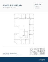 11000 Richmond Ave, Houston, TX à louer Plan d’étage– Image 1 sur 1
