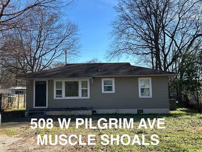 508 W Pilgrim Ave, Muscle Shoals, AL à vendre - Photo principale – Image 1 sur 1