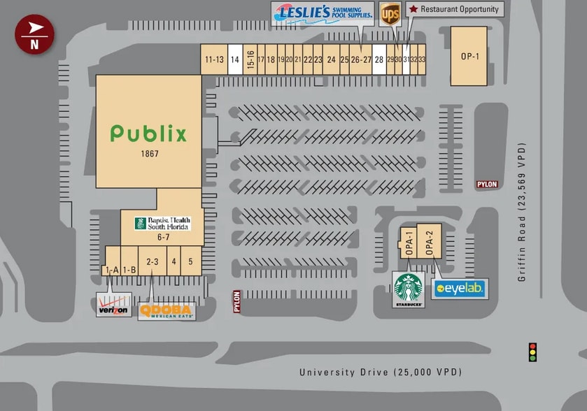 4601-4777 S University Dr, Davie, FL à louer - Photo de l’immeuble – Image 2 sur 6