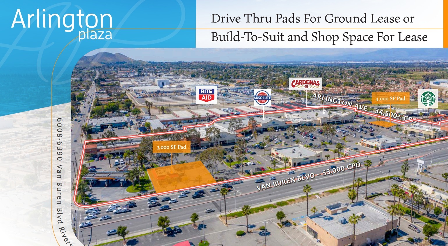 6150-6350 Van Buren Blvd, Riverside, CA à louer Plan de site– Image 1 sur 1