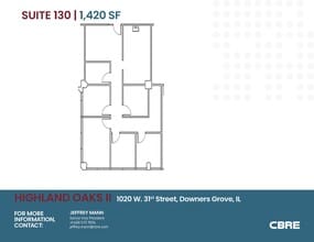 1020 W 31st St, Downers Grove, IL à vendre Plan d’étage– Image 1 sur 1