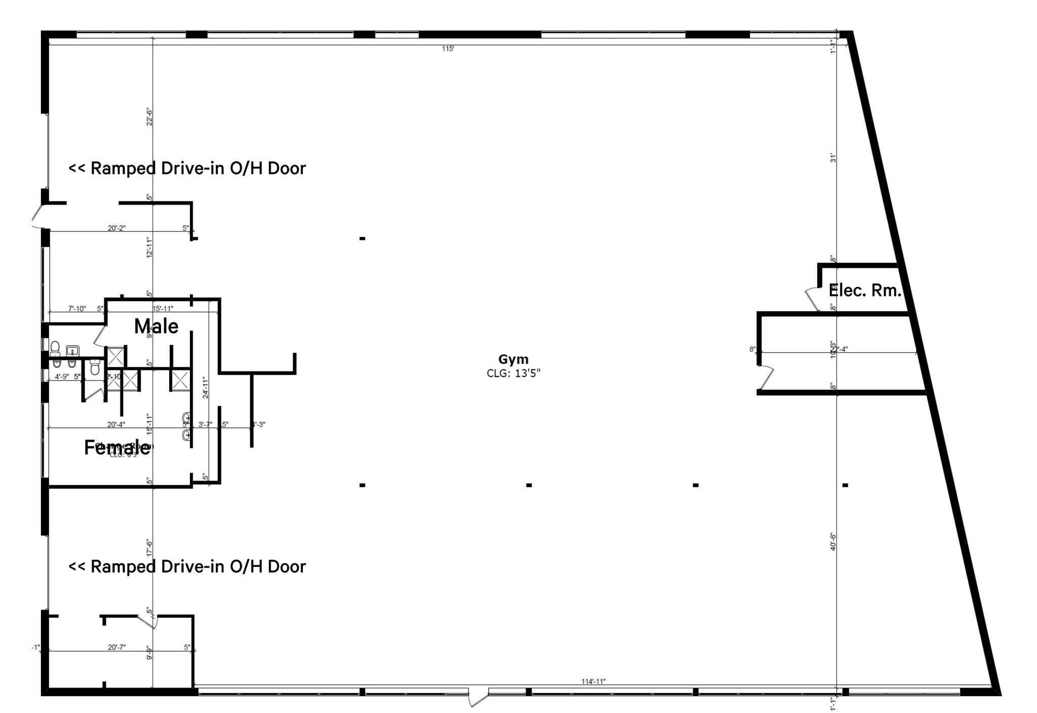 1790-1794 Dundas St, London, ON à louer Plan d’étage– Image 1 sur 1