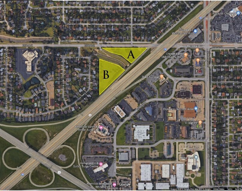 SW/C 31st & I-44, Tulsa, OK à vendre Aérien– Image 1 sur 2