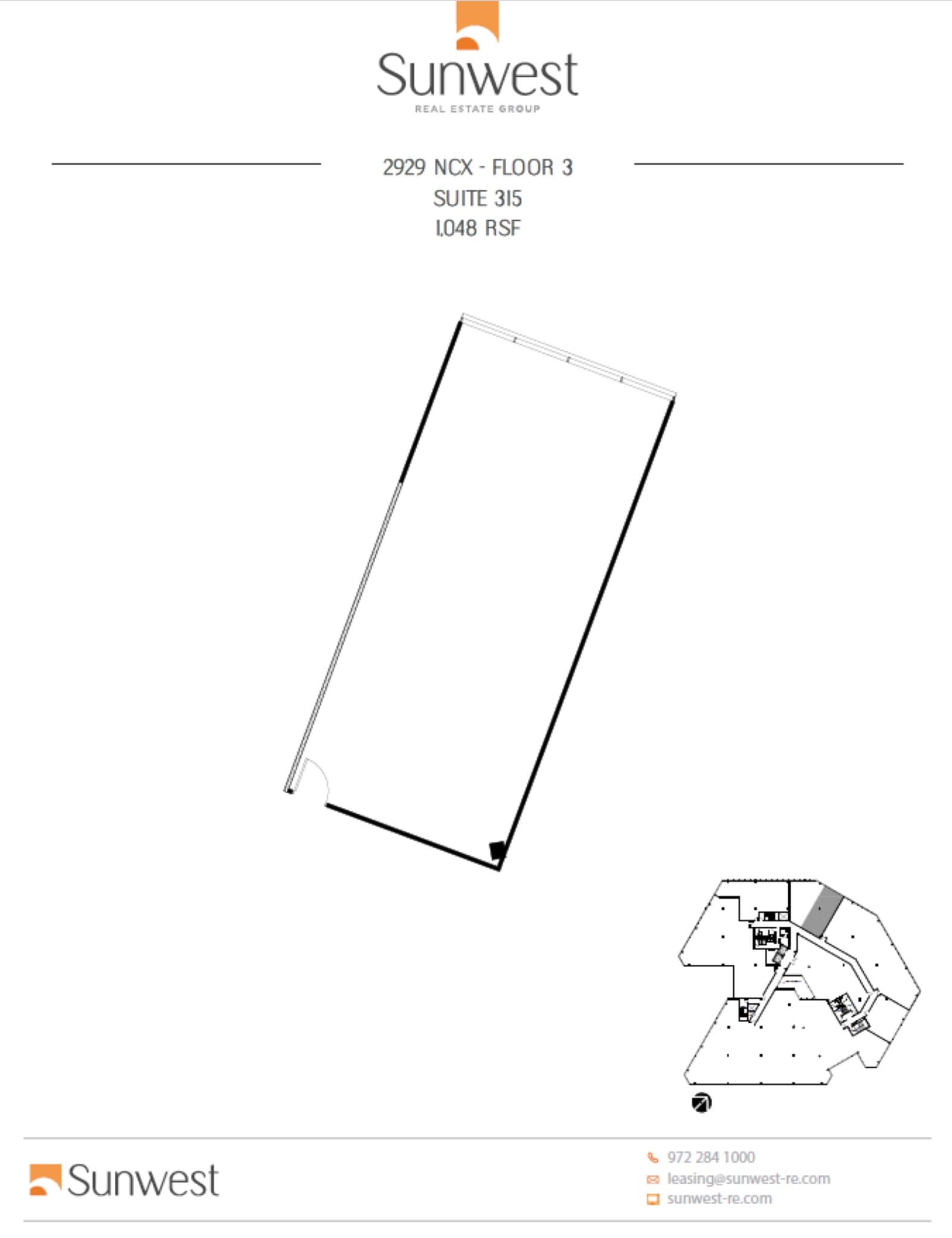 2929 N Central Expy, Richardson, TX à louer Plan d’étage– Image 1 sur 1
