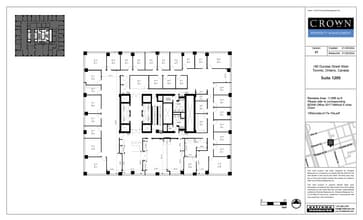 180 Dundas St W, Toronto, ON à louer Plan d’étage– Image 1 sur 1