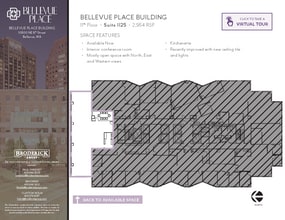 10500 NE 8th St, Bellevue, WA à louer Plan d’étage– Image 1 sur 1