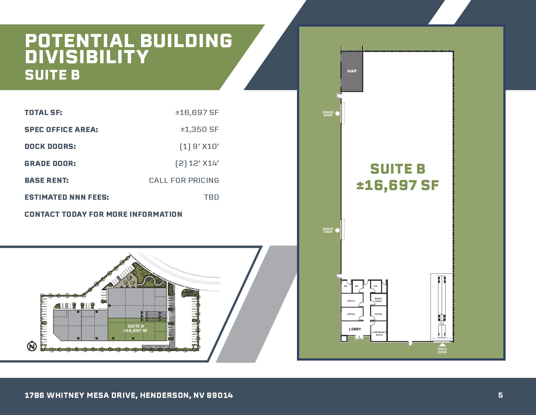 1786 Whitney Mesa Dr, Henderson, NV à louer Plan d’étage– Image 1 sur 1