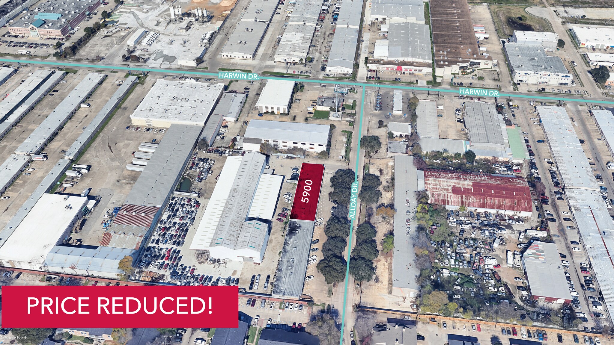 5900-5928 Allday Dr, Houston, TX à vendre Aérien– Image 1 sur 5