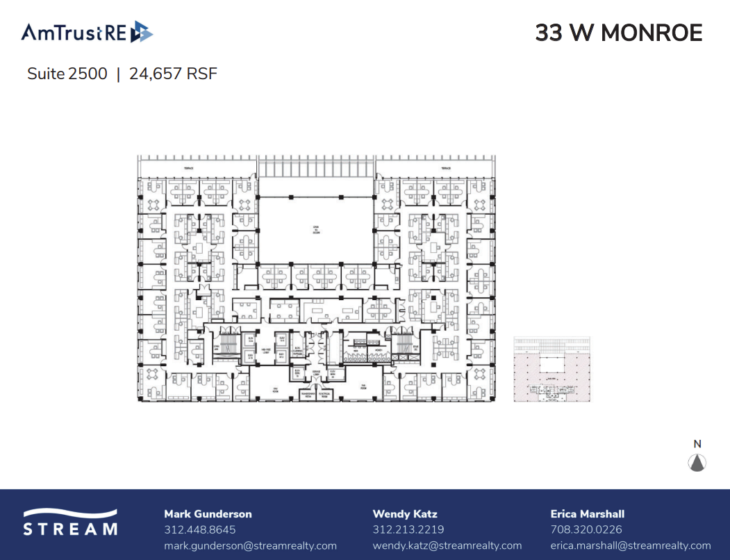 33 W Monroe St, Chicago, IL à louer Plan d’étage– Image 1 sur 1