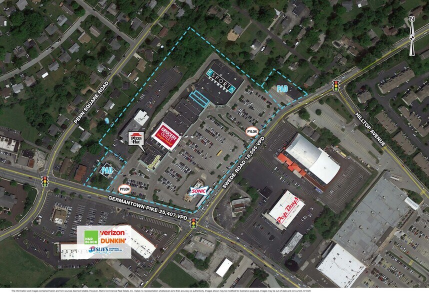 1-10 E Germantown Pike, Norristown, PA à louer - Aérien – Image 2 sur 3